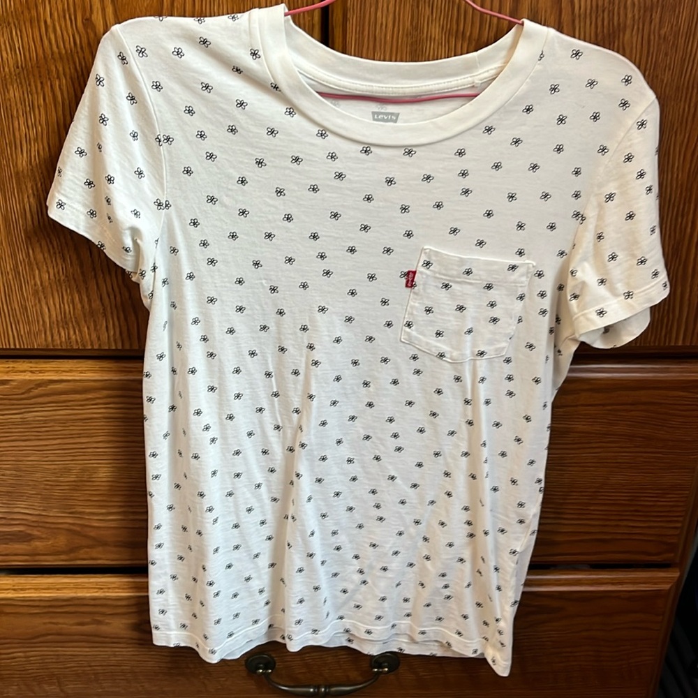 Levi’s perfect crew flower T shirt